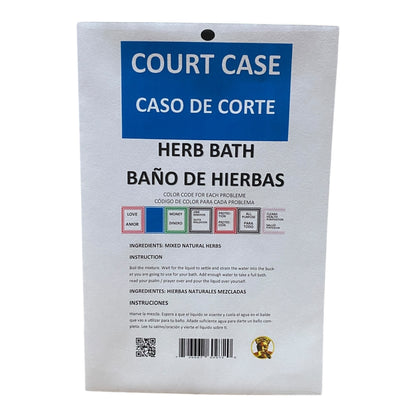 Court Case Dried Herb Bath