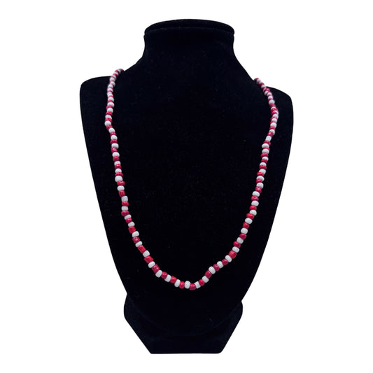 Neck Beads - Red & White (1:1)